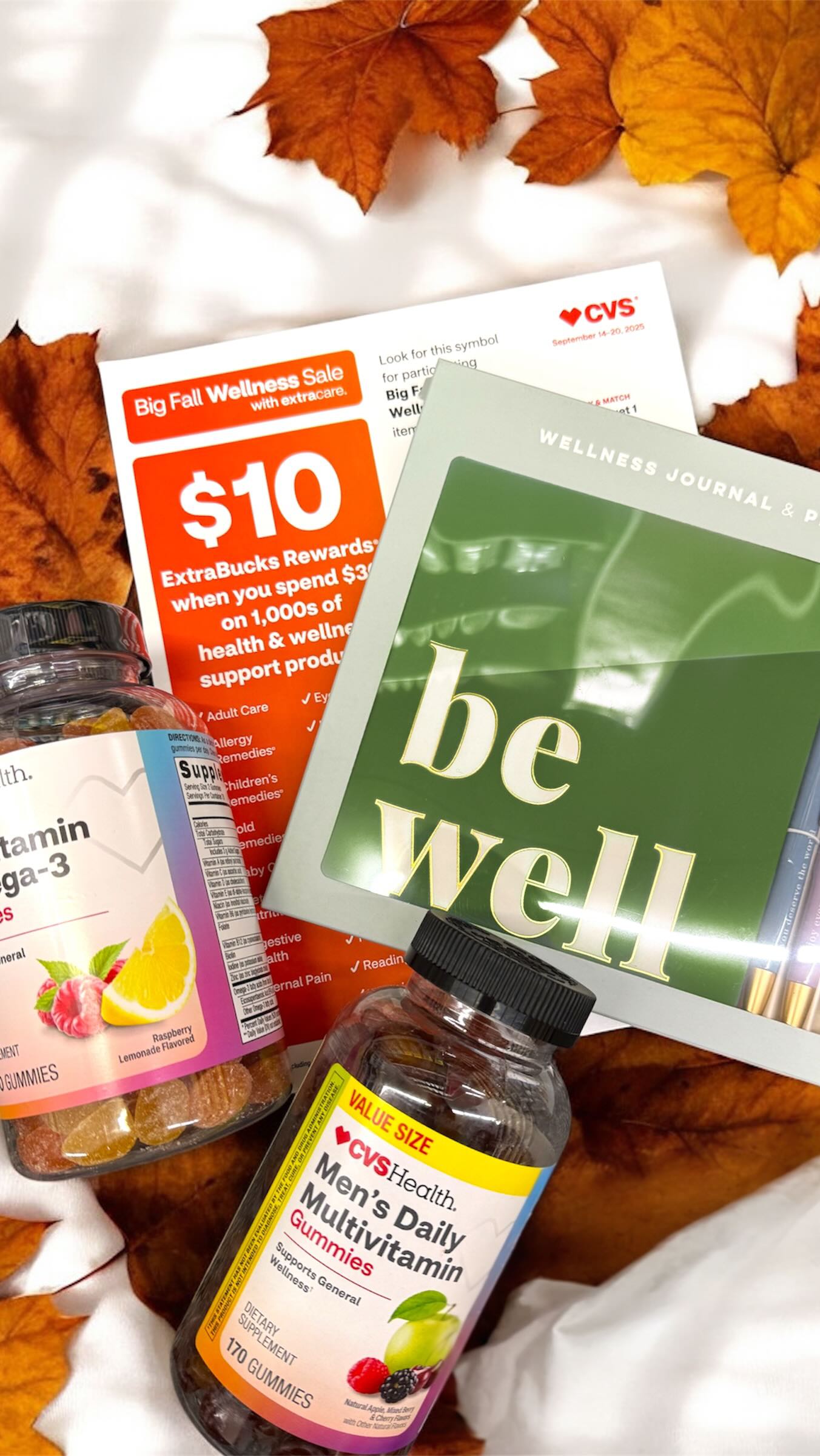 Instagram post by an influencer for CVS Health. Caption reads: Time to elevate my wellness and stock up on my....