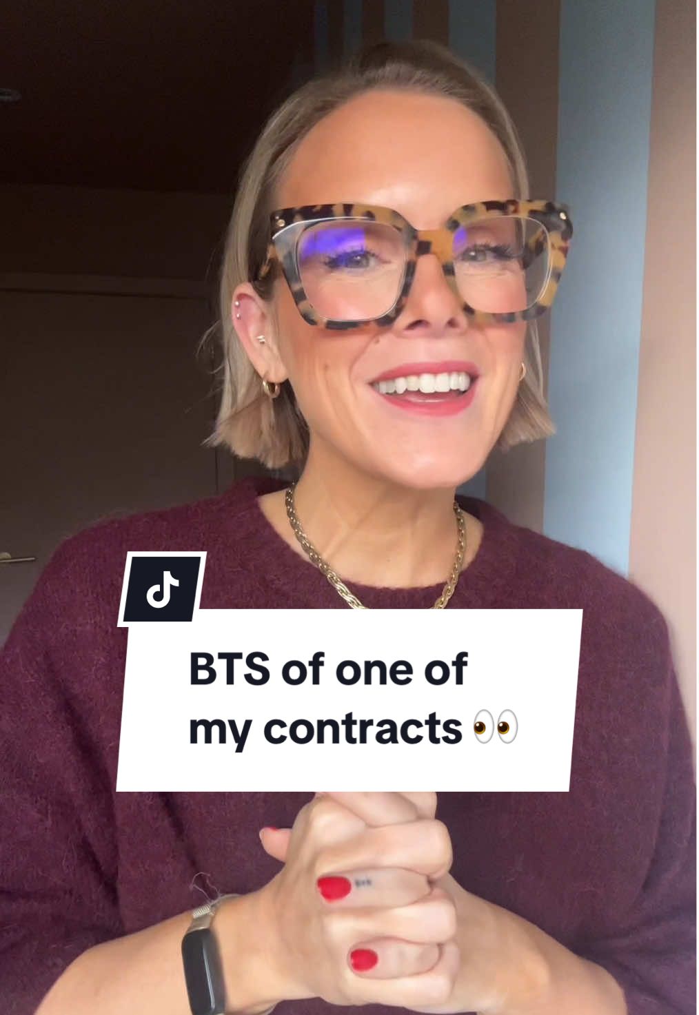 TikTok post by @spearmanlauren for Trinny London. Caption reads: [...] a little update from the last few months at....