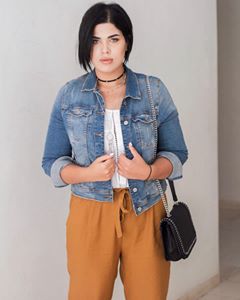 Instagram post by @olfakaabi for Pimkie. Caption reads: Trying out a different style! I’m usually a pair....