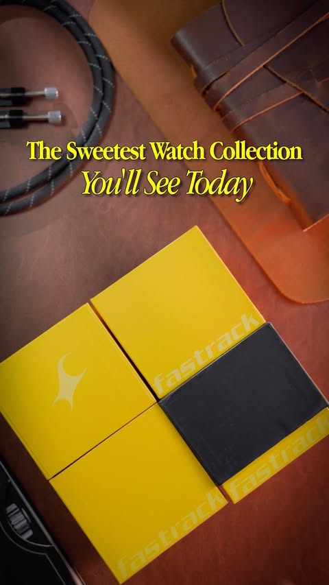 Instagram post by @simblywatches for Fastrack. Caption reads: New Gelato Watches from @fastrackworld !....