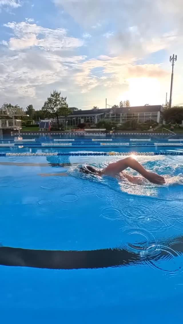 Instagram post by @markus_marthaler for Speedo USA. Caption reads: The only way you escape competition is through....