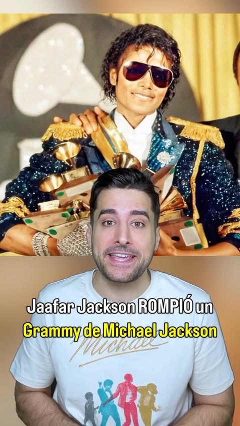 Instagram post by @ivanhachez for Universal Pictures. Caption reads: Jaafar Jackson ROMPIÓ un Grammy real de su tío....