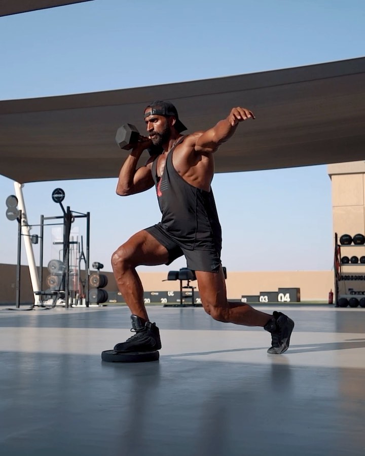 Instagram post by @karim_h_ebied for Ryderwear. Caption reads: [...] Warm up : MOBILITY @la7gym @ryderwear.