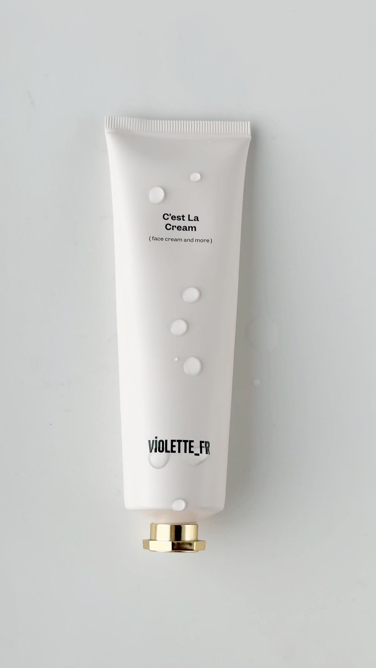 Instagram post by @oksi_ugc for Beautytap. Caption reads: Just discovered my new go-to cream @violette_fr....