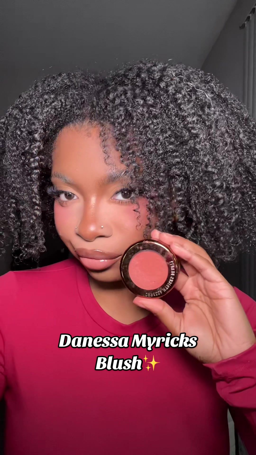 TikTok post by @ashleecookk for Danessa Myricks Beauty. Caption reads: [...] never go wrong with a @DanessaMyricksBeauty....