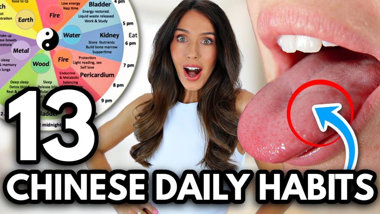 YouTube post by @SheaWhitney for LoopyCases. Caption reads: 13 *CHINESE* Daily Habits That Will CHANGE YOUR....