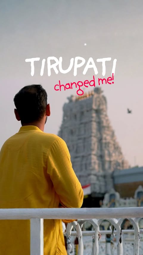 Instagram post by @xploretheearth for lenskart. Caption reads: 🙏 Tirupati Darshan Guide 🛕 ABOUT Sri....