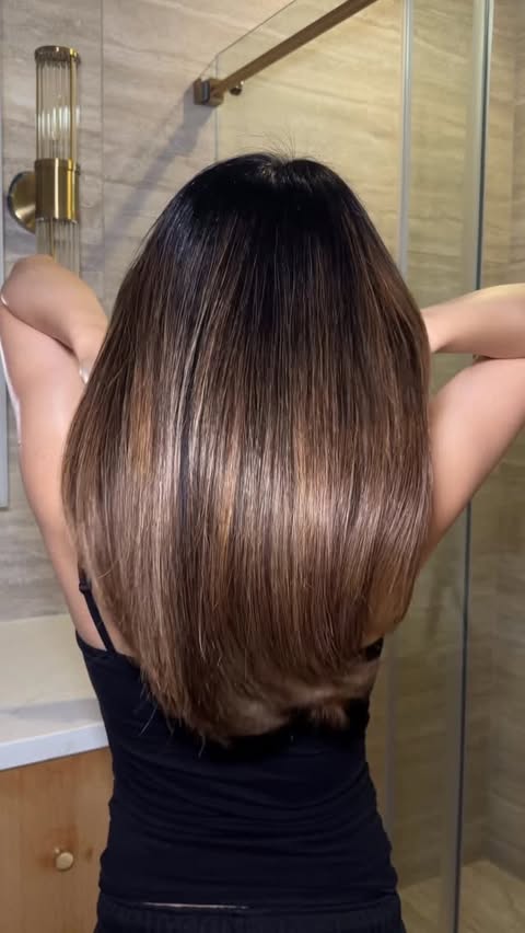 Instagram post by @imemma.z for COSRX. Caption reads: [...] The key to glass hair is @cosrx Peptide-132....