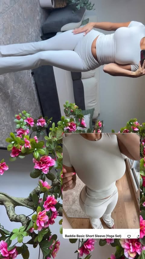 Instagram post by @_lillianmays for Baddieville. Caption reads: 🌸New Haul @baddieville 🌺

#baddieville
#sale
#ad.