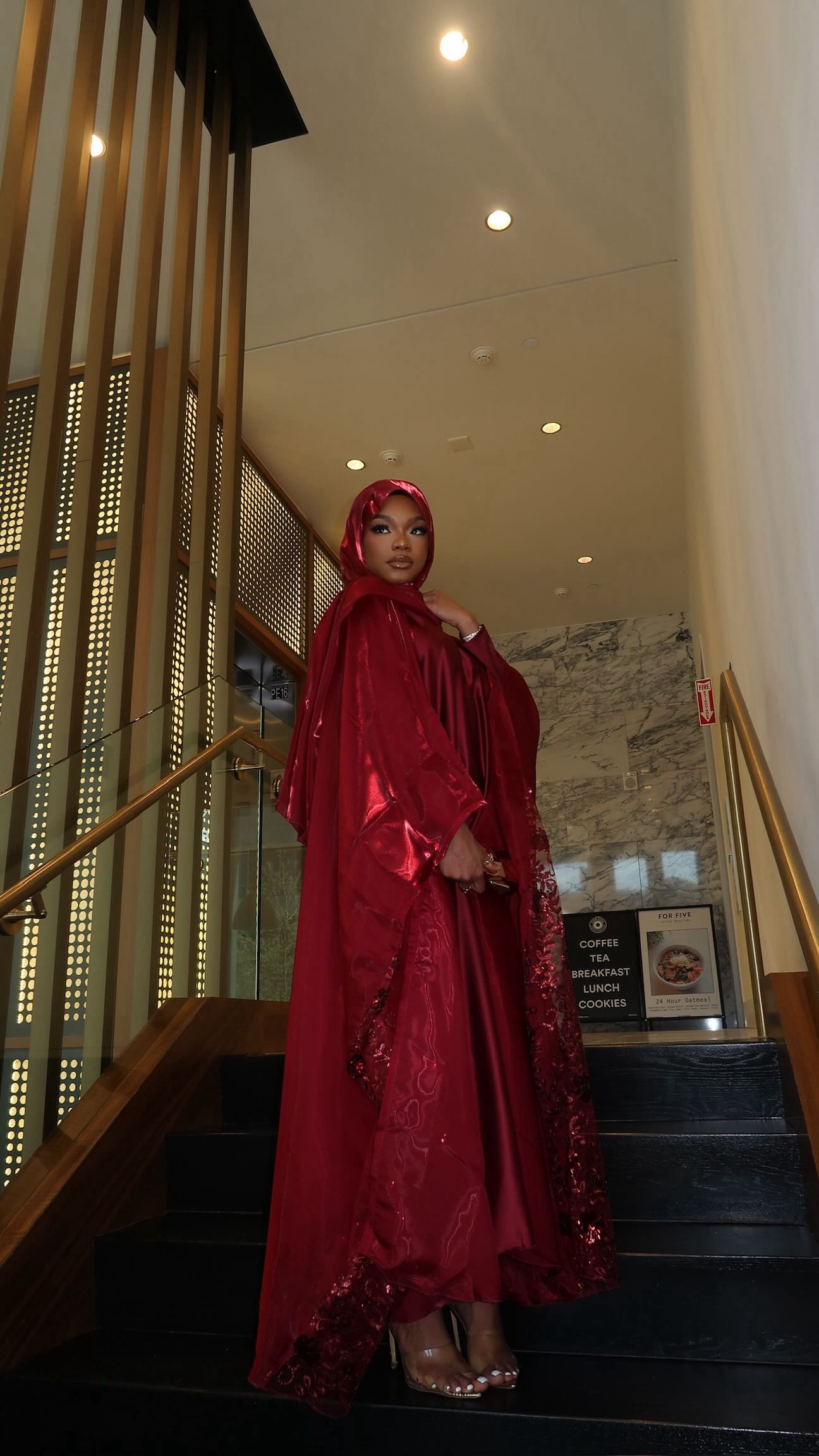 Instagram post by @adeola_fm for Salams. Caption reads: Building meaningful connections starts with a....