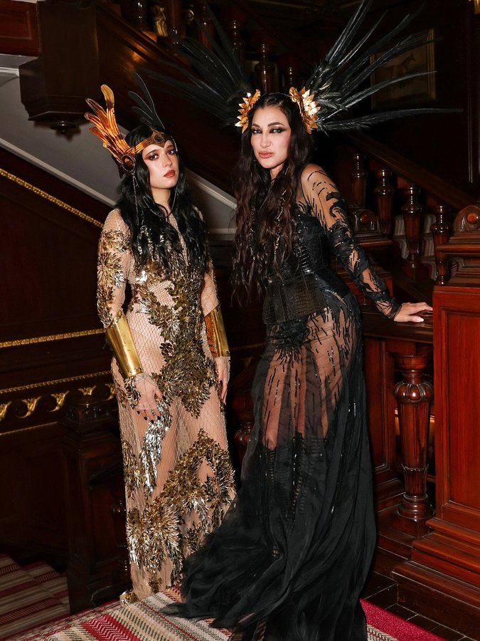 Instagram post by @elisabettafranchi_private for Elisabetta Franchi. Caption reads: London, at my favourite club, Annabel’s.
With my....