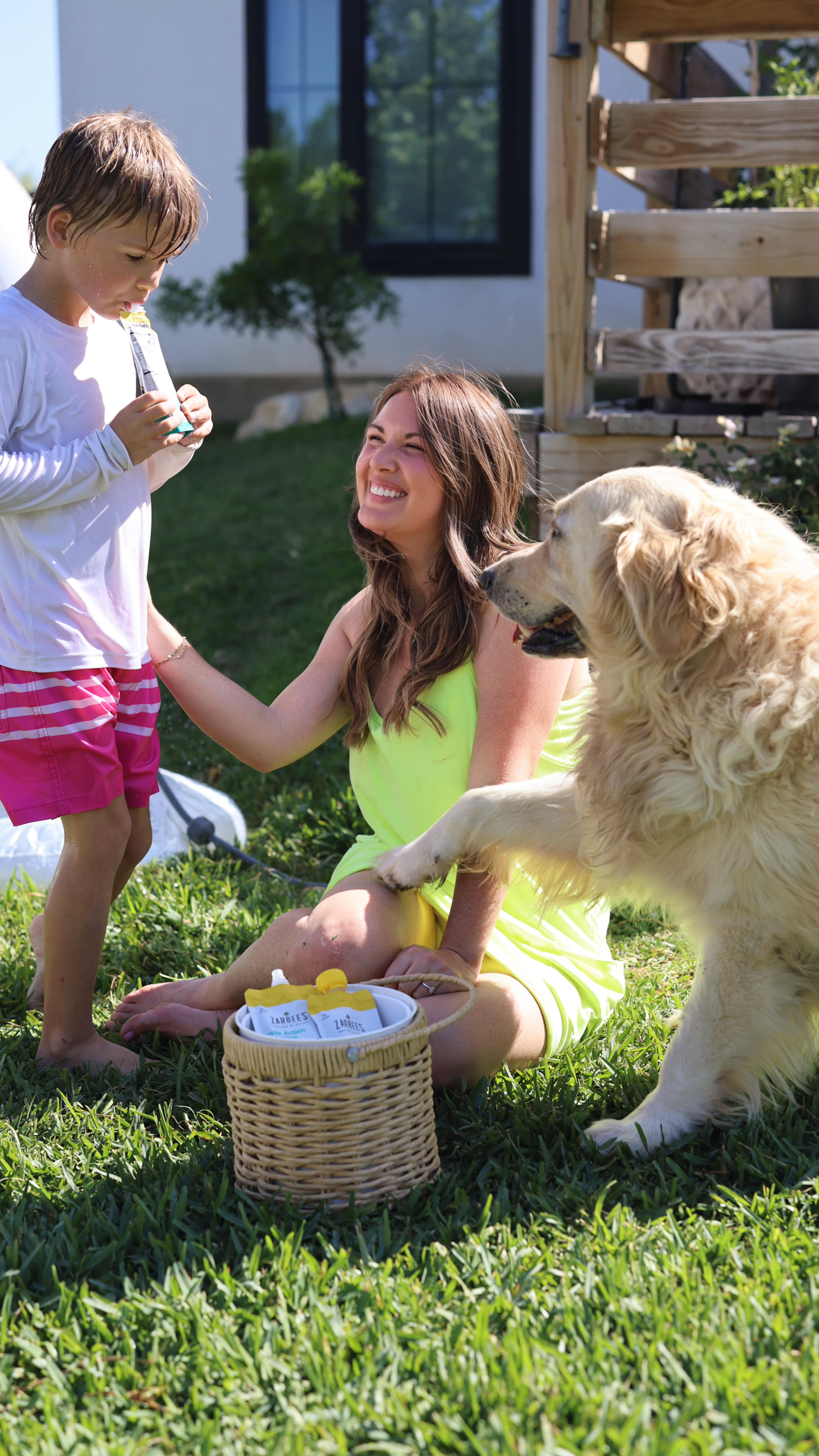 Instagram post by @tammymerecka for Zarbee's. Caption reads: #ZarbeesPartner You know those days when your kids....