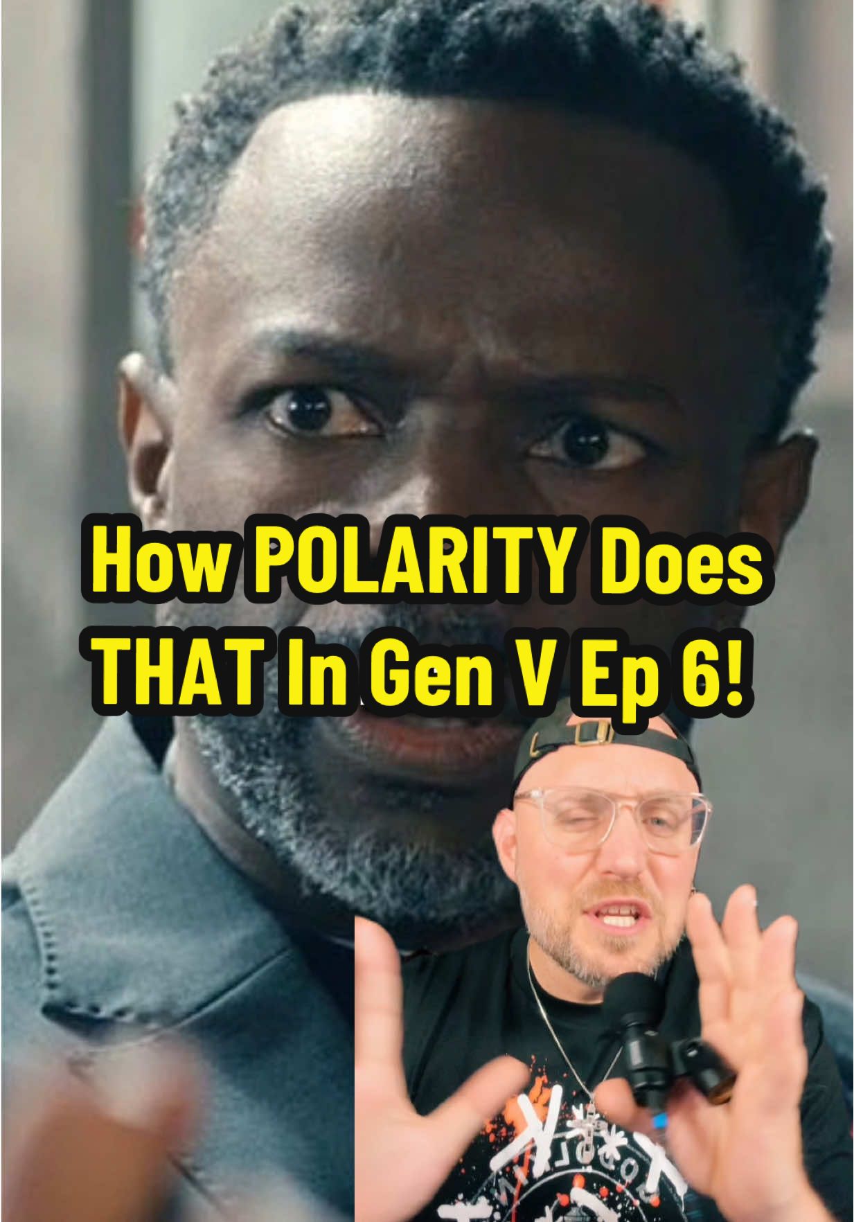 TikTok post by @midwestmarvelguy for The Boys. Caption reads: [...] THAT in Gen V Ep 6?? #Genv #sonypartner....