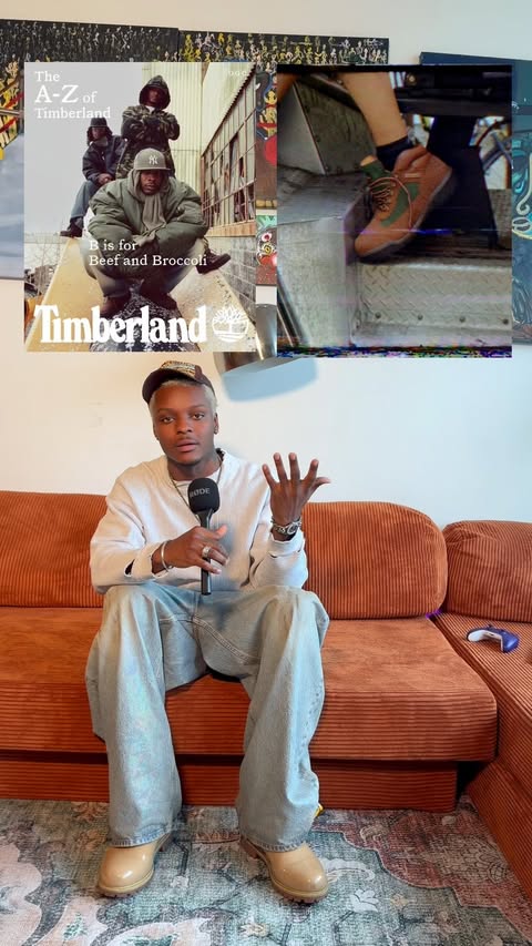 Instagram post by @milesbaguette for Timberland. Caption reads: What’s your favorite Timb @timberland.
