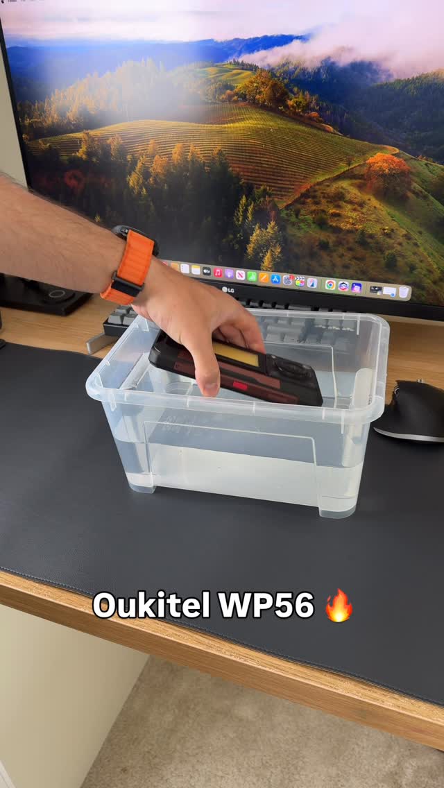 Instagram post by @newtechunbox for OUKITEL. Caption reads: [...] seen, and I don’t say that lightly 🔥.....