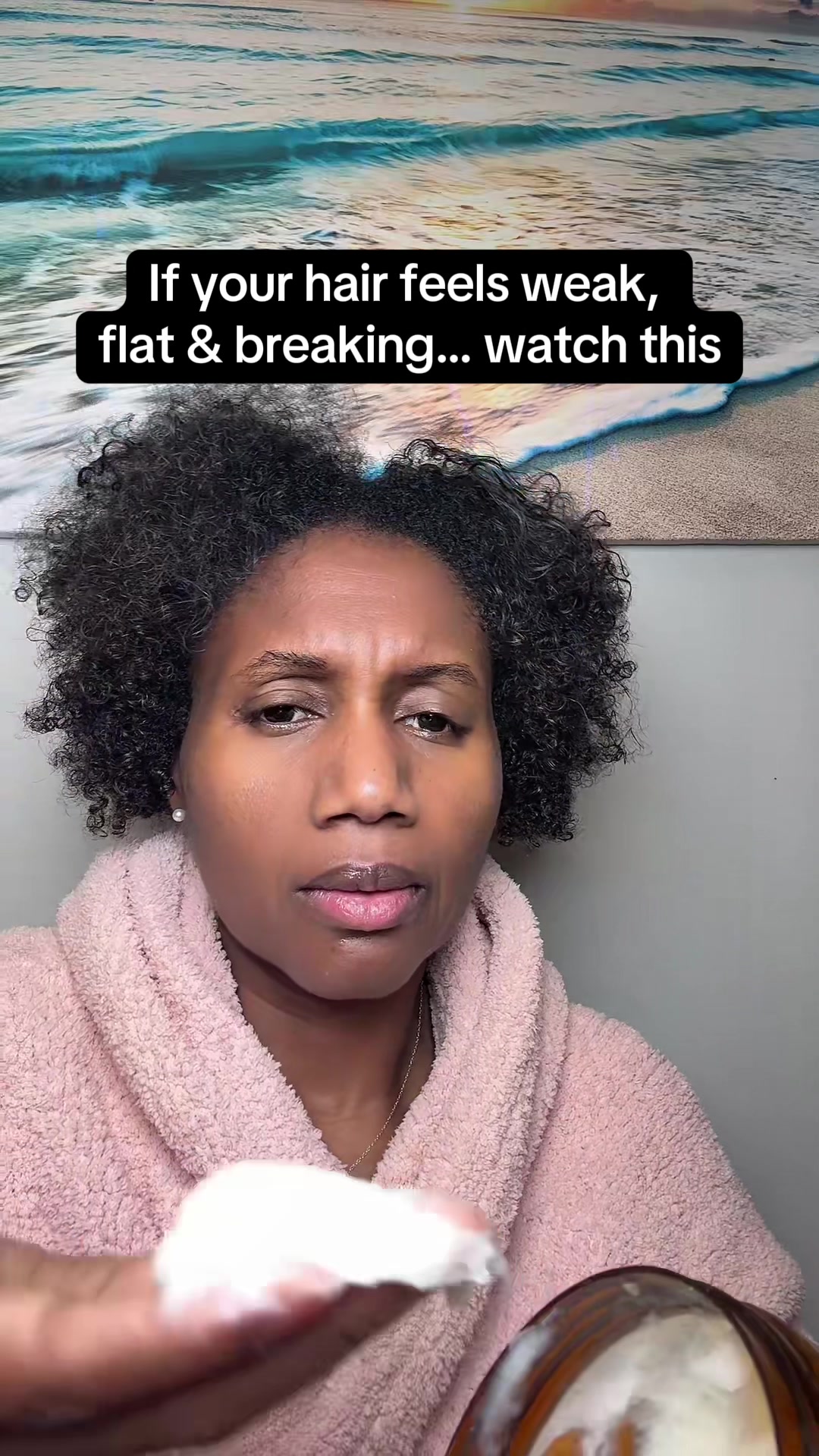 TikTok post by @shesunstoppable4.2 for artnaturals. Caption reads: ArtNaturals Biotin & Collagen Hair [...].