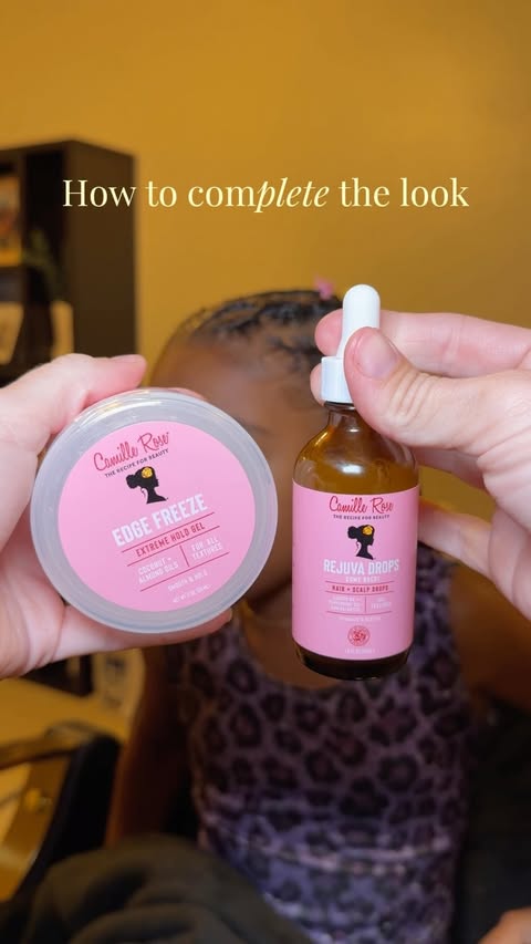 Instagram post by @_carterrae for Camille Rose. Caption reads: Everybody needs the new @camillerosenaturals Edge....