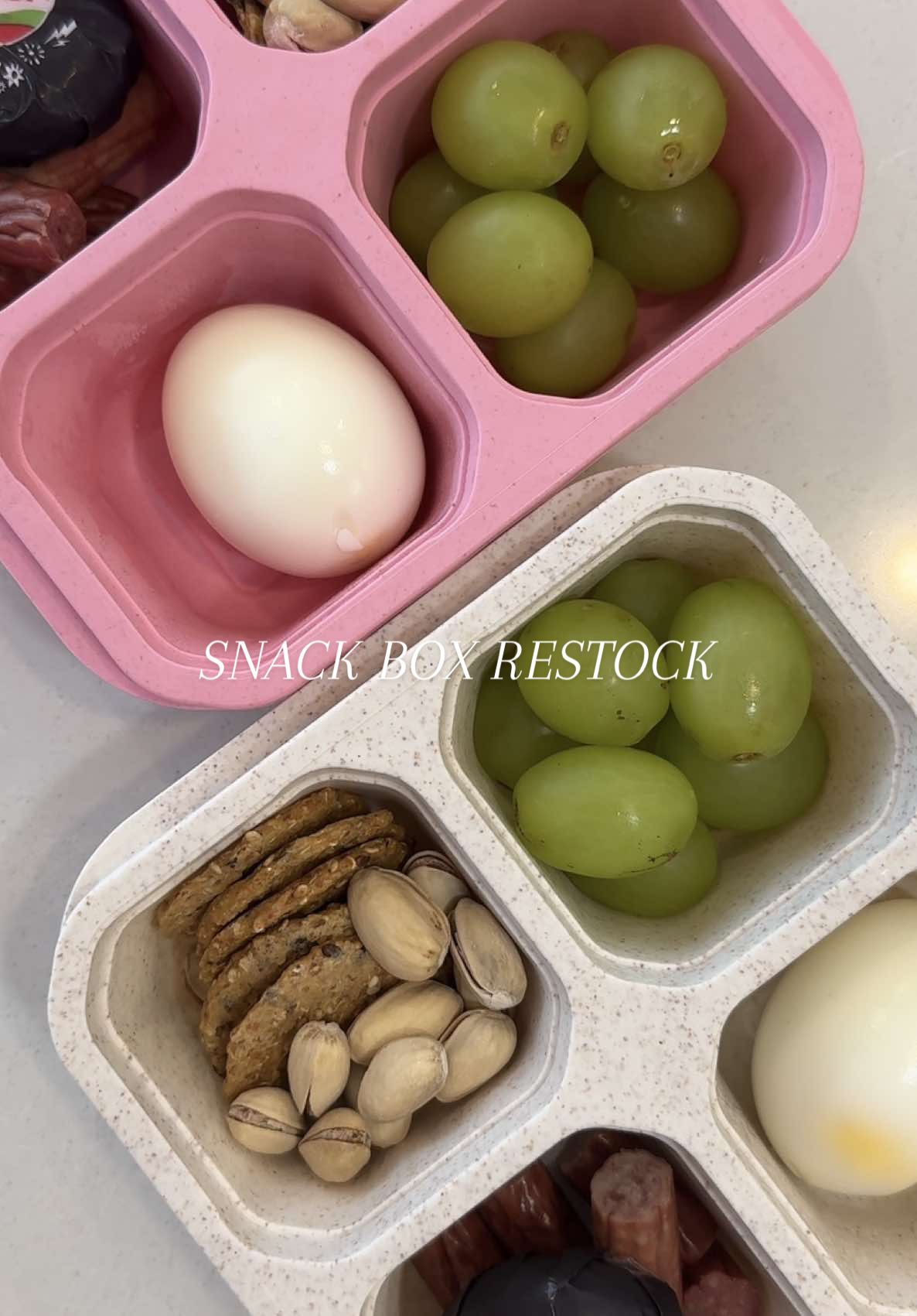 TikTok post by @caitliniola for Chomps. Caption reads: Protein snack box restock ❣️ @Chomps....