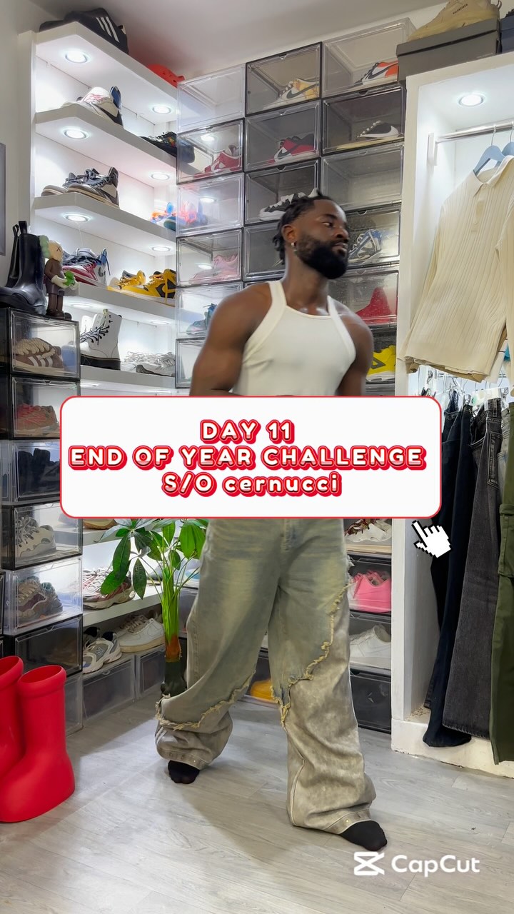 Instagram post by @ghost_outfit__ for Cernucci. Caption reads: DAY 11 END OF YEAR CHALLENGE 

All fit @cernucci....