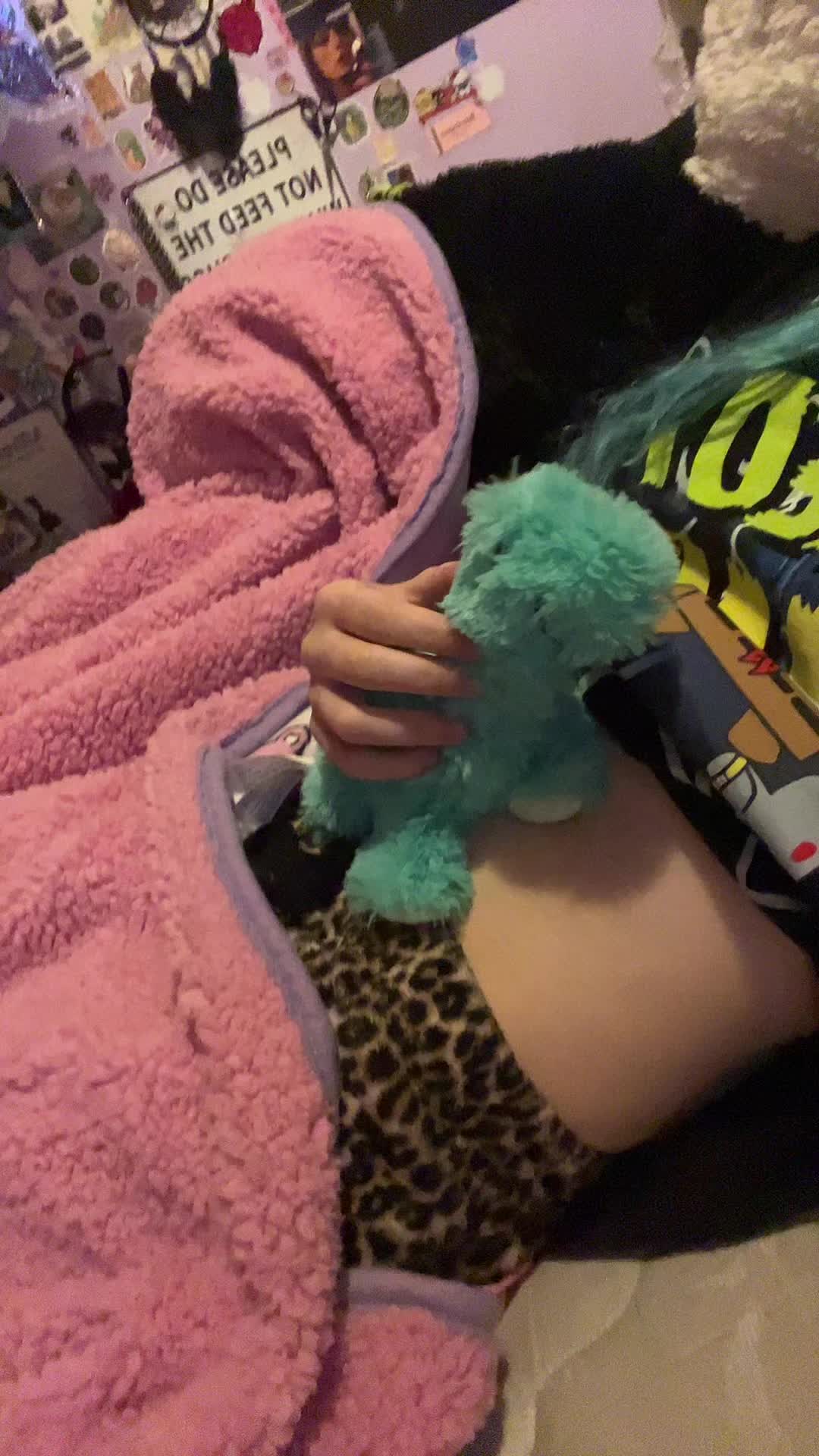 TikTok post by @wuvceci for Warmies. Caption reads: [...] like a heating pad that doesn’t burn u....