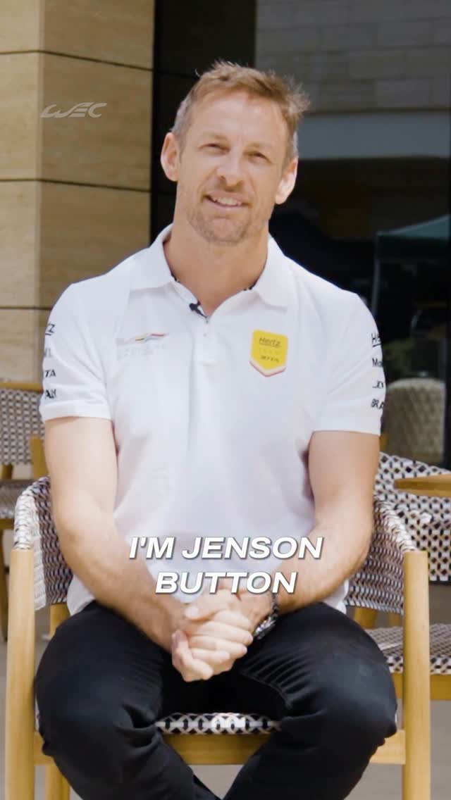 Instagram post by @jensonbutton for Cadillac. Caption reads: 20 questions in 60 seconds with @jensonbutton....
