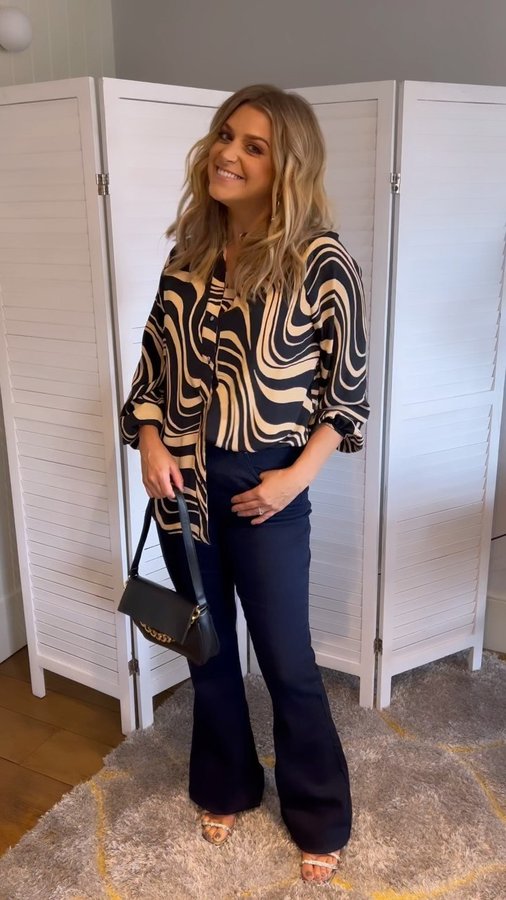 Instagram post by @annawilliamsonofficial for Dorothy Perkins. Caption reads: Major Dotty P’s fan over here 🙌 I love a good....