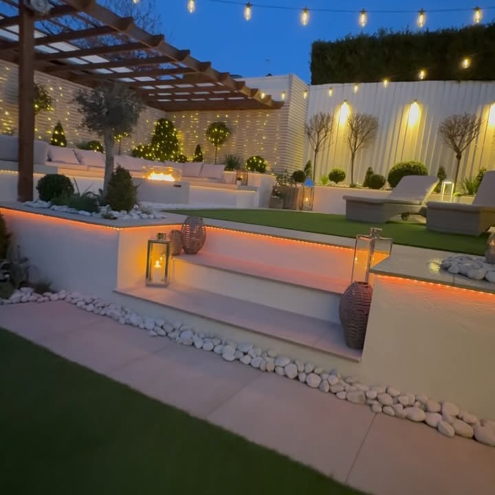 Instagram post by @home_joyr for Dunelm. Caption reads: If you are planning a garden renovation then don’t....