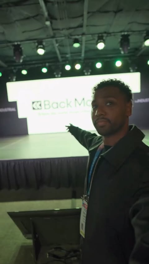 Instagram post by @gyasilinje for Back Market. Caption reads: [...] Attending the Dandora premiere with Back....