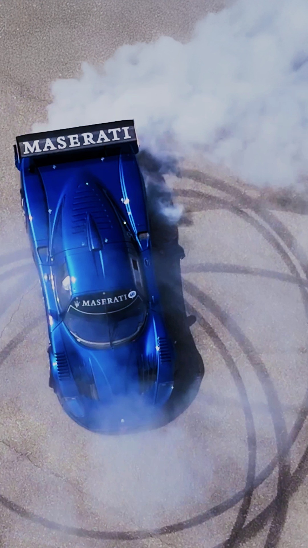 Instagram post by @abracing73 for Maserati. Caption reads: This legendary duo just keeps giving....