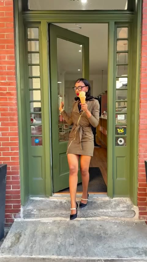 Instagram post by @ahniahp_ for bebe. Caption reads: The city looks better when you’re in Bebe 📸 • • •....