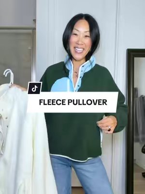 TikTok post by @jwhittysells for SCUSTY. Caption reads: [...] other colors! #fleece #pullovers @SCUSTY.