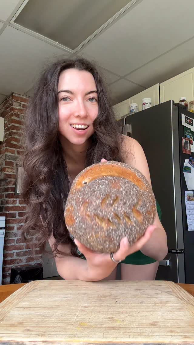 Instagram post by @maegan_eats for One Degree Organics. Caption reads: SEEDY. SPELTY. SOURDOUGHY.

This one’s for the....