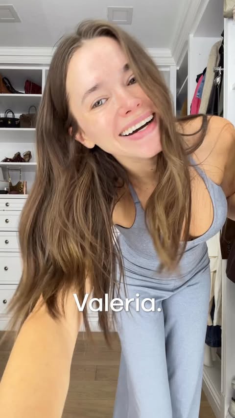 Instagram post by @valerialipovetsky for ALLIES OF SKIN. Caption reads: [...] into the woods 😅 Vitamin C Serum....