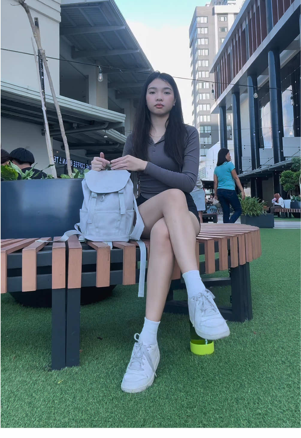 TikTok post by @princessjastinemae for MaH Official. Caption reads: Collaboration with @MAH Mall  #gymbag #unisexbag....