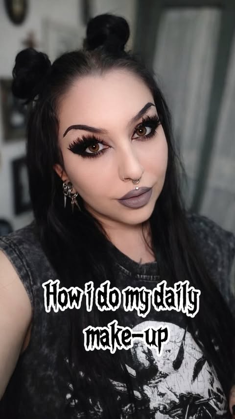 Instagram post by @morgue.puppet for NYX Cosmetics. Caption reads: Yeah idk, late night video cause why....