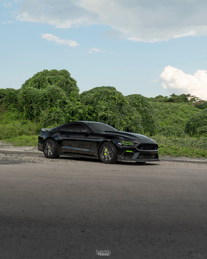 Instagram post by @fiveh0e for Blackline Car Care. Caption reads: Find something you love, and figure out a way to....