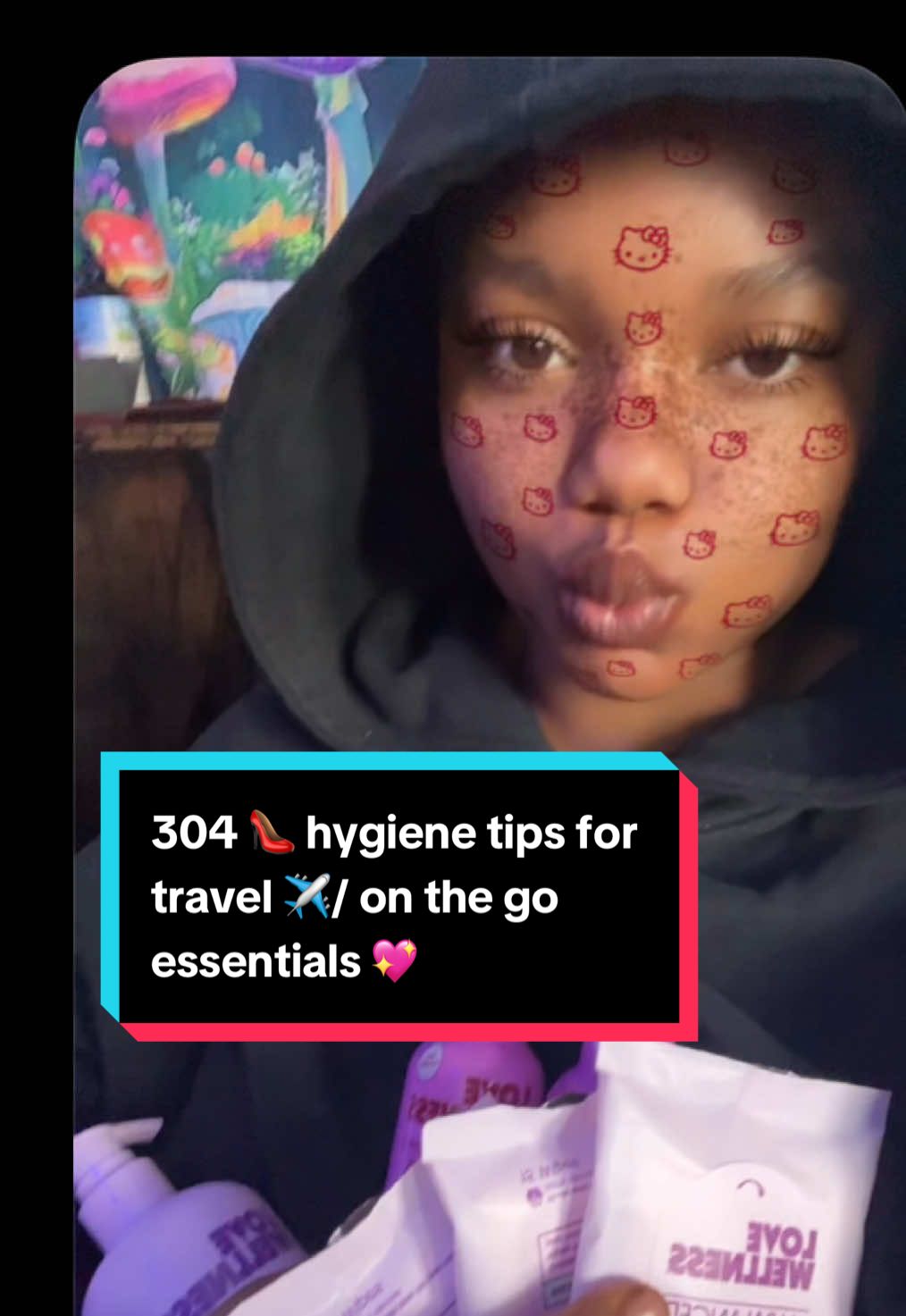 TikTok post by @304renegade1 for Love Wellness. Caption reads: @lovewellness for the 304 girlies 💖💖💖 [...].