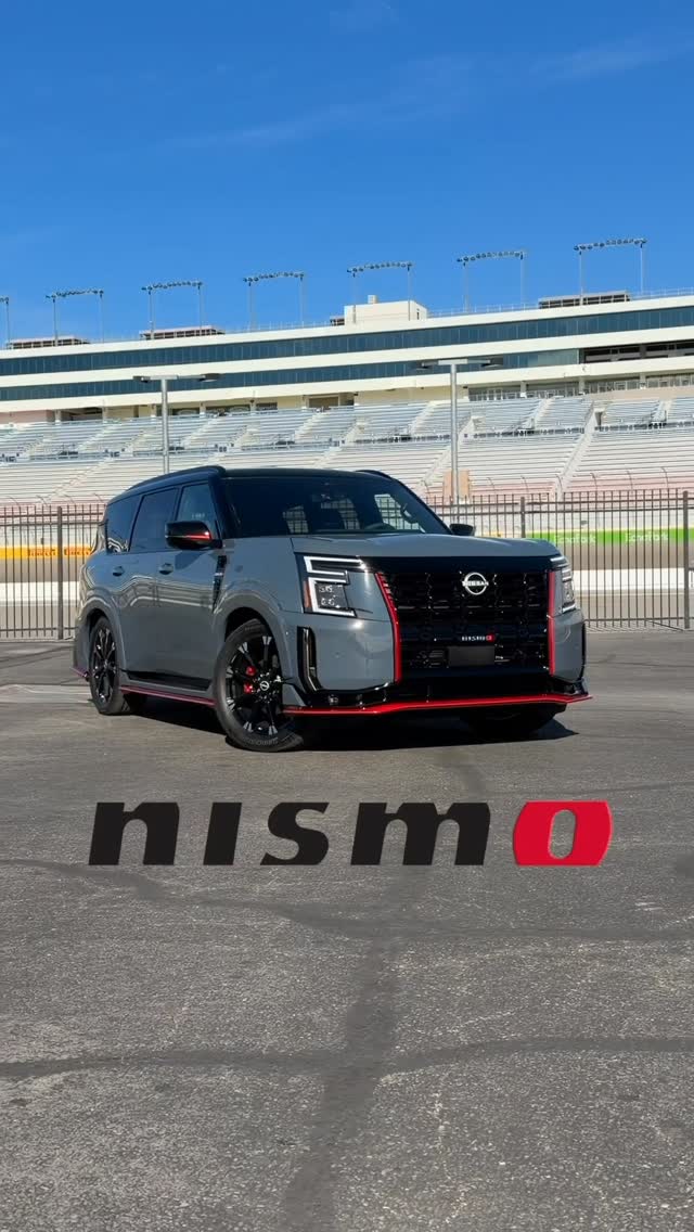 Instagram post by @drakemoschkau for Nissan USA. Caption reads: Meet the 2026 @nissanusa Armada Nismo! #nissan....