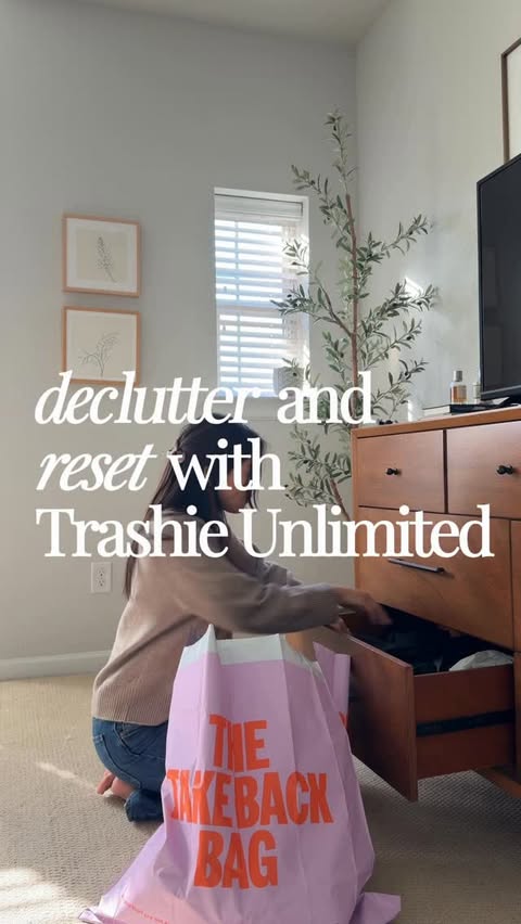 Instagram post by @karen.lao for Trashie. Caption reads: I’m partnering with @trashie to declutter and....