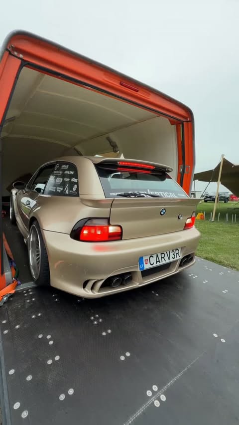 Instagram post by @deutschtech for CarVertical. Caption reads: [...] - The Petrolheadonism Road2Sema....
