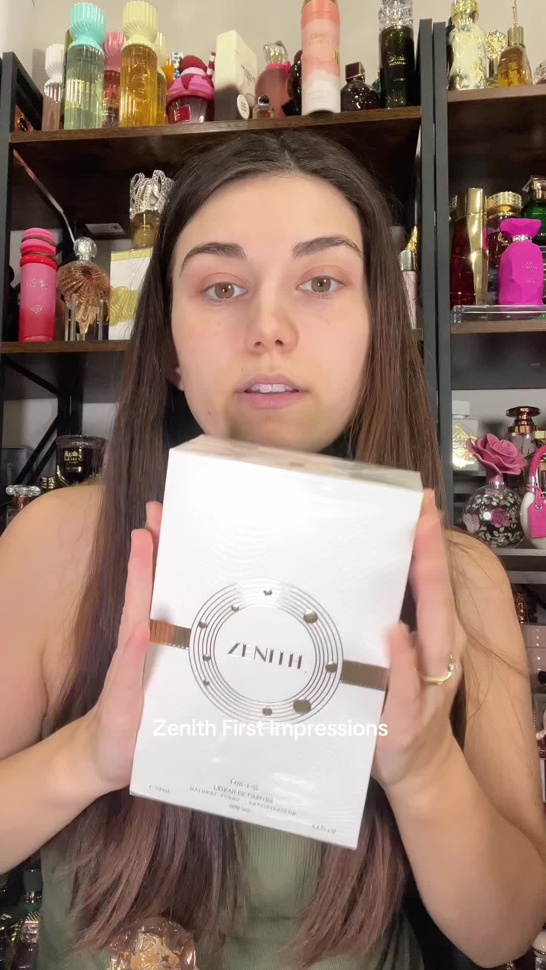 TikTok post by @martinagk for Beauty House. Caption reads: [...] #perfumetok @Riiffs Parfums @BeautyHouse US.