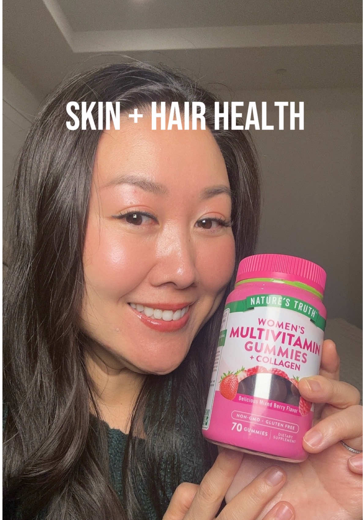 TikTok post by @krealitygrace for Nature's Truth. Caption reads: 2026 is our health era ✨ Starting with the basics....