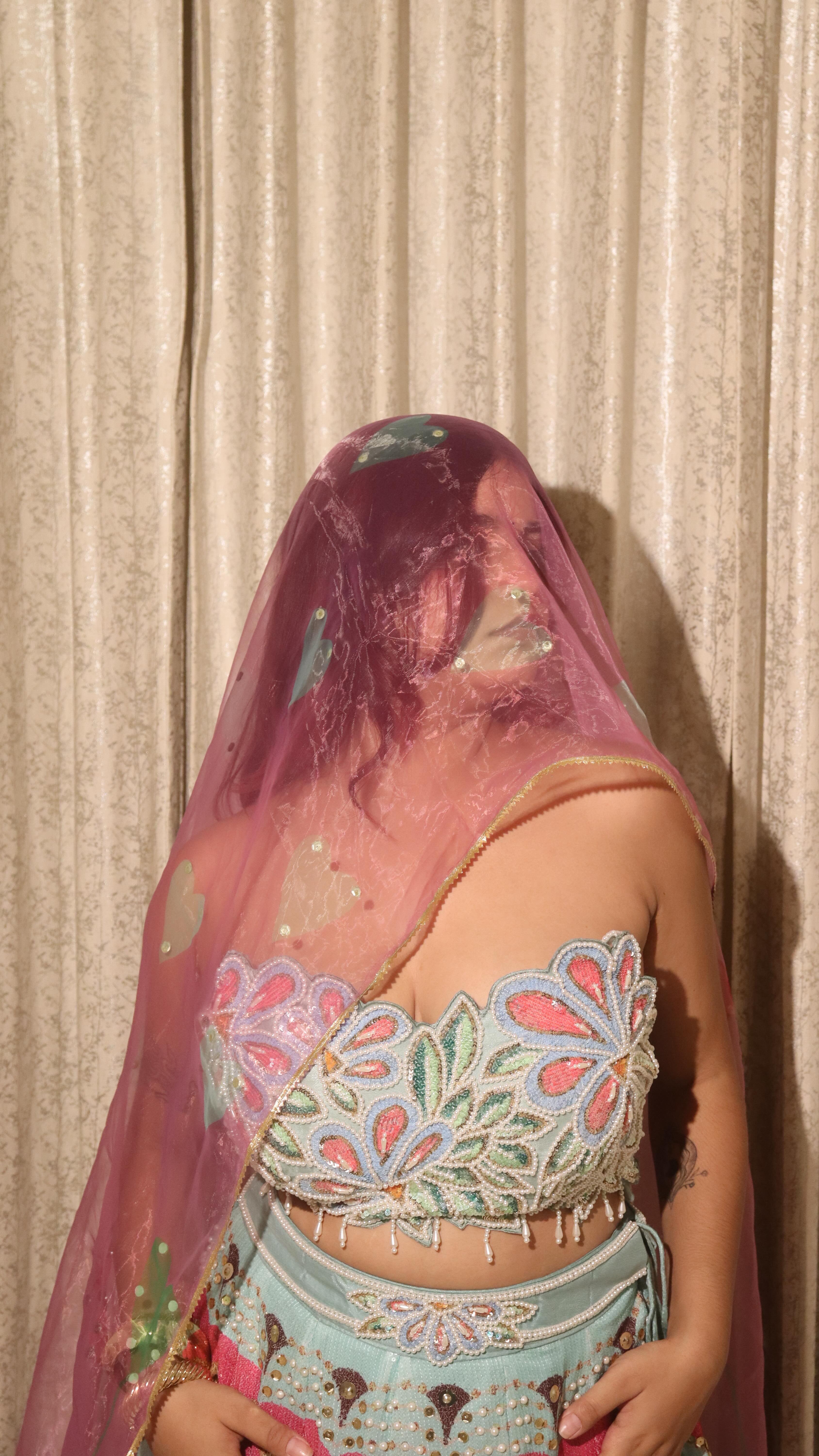 Instagram post by @blokewithabindi for Zivame. Caption reads: Finding the right support this festive season?....