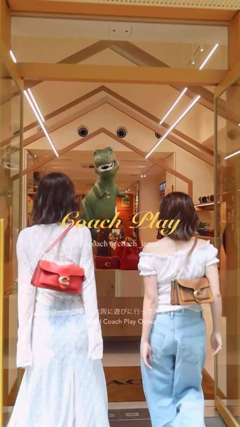 Instagram post by @yuka_harada96 for Coach. Caption reads: Coach Play Osaka 🏖️ @coach コーチ プレイ [...].