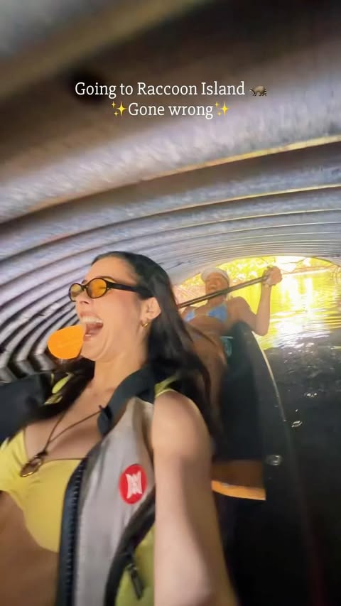 Instagram post by @dayna for C4 Energy. Caption reads: Going to raccoon island GONE WRONG Shop @c4energy....