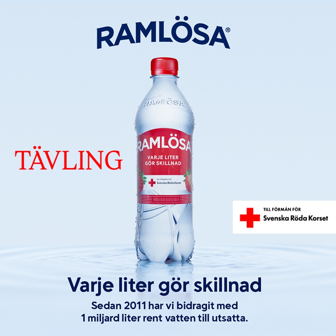 Instagram post by @decemberjul for Smakbox. Caption reads: ❤️🍓💦TÄVLING💦🍓❤️

I samarbete med @ramlosa och....