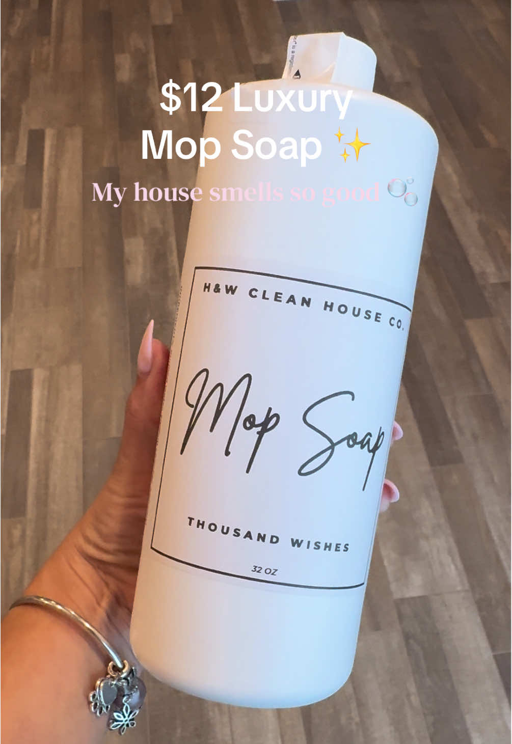 TikTok post by @elva_fitness_vibes for H&W Bath Haus. Caption reads: @H&W Bath Haus I know you can smell my house....