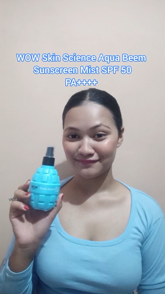 Instagram post by @anjali_kanwar01 for WOW Skin Science India. Caption reads: High SPF protection, invisible finish, hydration....