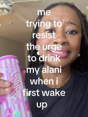 TikTok post by @kendlegirl24 for Alani Nu Ambassadors. Caption reads: [...] out of bed and i grab an alani @Alani Nu....