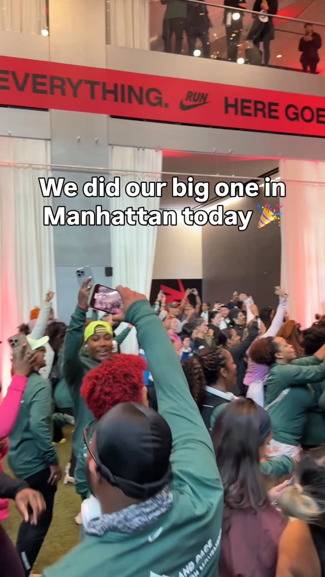 Instagram post by @peakandpace for C4 Energy. Caption reads: Manhattan owes us nothing!!! 🗽🏃‍♀️🏃‍♂️💨

Thank....